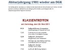 30 Jahre Abitur 1981-2011